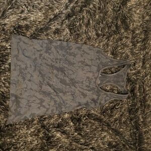 ZYIA active Gray Camouflage Tank Top